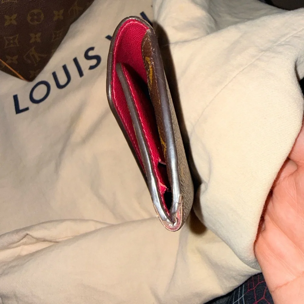 Louis Vuitton Brown and tan wallet